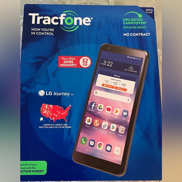 TRACKFONE LG. 32GB - Picture 1 of 8